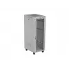 19 colių 32U LANBERG stovimas serverio spintos korpusas 600×800 mm pilkas su stiklinėmis durelėmis ir LCD (Flat Pack)
