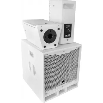 Aktyvus PA garsiakalbis Omnitronic MAXX-1206DSP Baltas 120W RMS