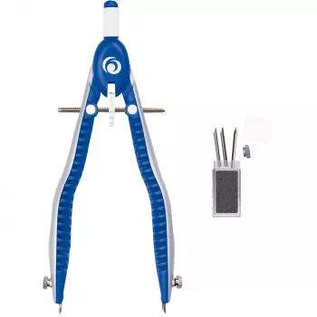 Tušinukas Herlitz my.pen Blue White, maksimalus skersmuo 17 cm, ilgis 163 mm