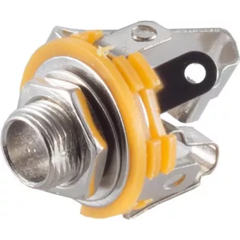 Kištukinis lizdas Stereo ShiverPeaks 50250 6,3 mm atviras jack jungtis, metalinis korpusas