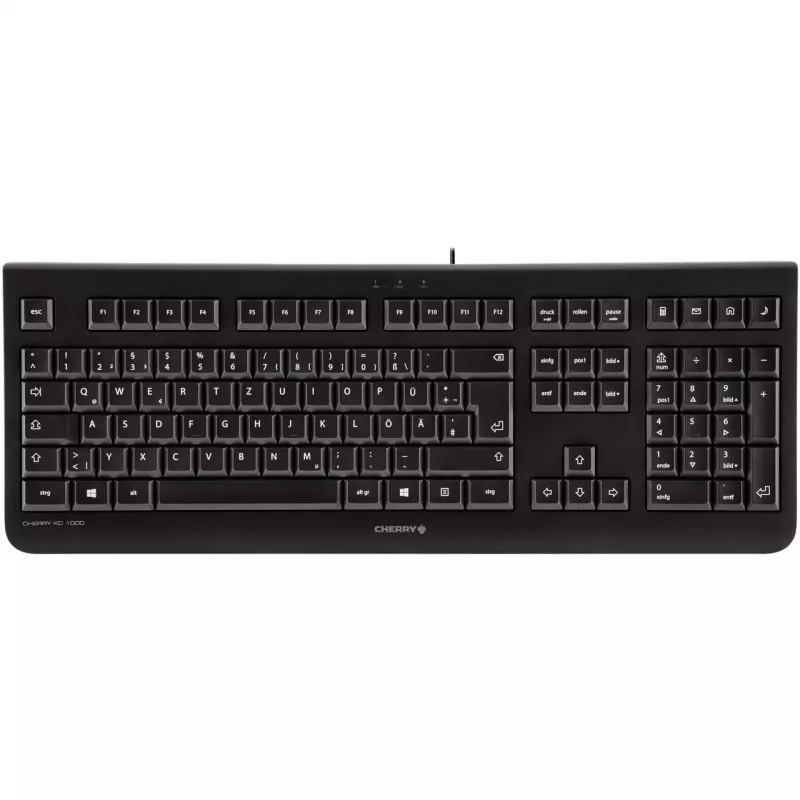 Cherry KC 1000 - klaviatūra - Nordic - juoda