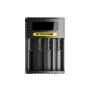 Įkroviklis akumuliatoriams Nitecore Ci4 – universalus USB įkroviklis Li‑Ion / NiCd / NiMH, 5/9/12 V įėjimas, 3 A, plastmasinis, 0,1914 kg