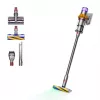 Belaidis dulkių siurblys Dyson V15 Detect Absolute, nikelio/gelsvos spalvos, 446986-01