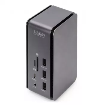 USB4 Dockinė stotelė Digitus DA-70897 8K USB Type-C 100W Power Delivery