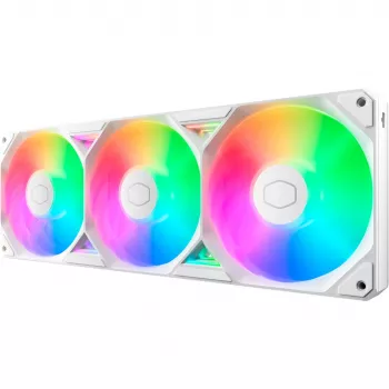 Cooler Master SickleFlow Edge 120 ARGB baltas 3 vnt. pakuotė