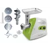 Mėsmalė ESPERANZA EKM012G — 600 W, nerūdijančio plieno peilis, dešrų antgalis, kebabo antgalis, reversas, neslystančios kojelės, balta/žalia