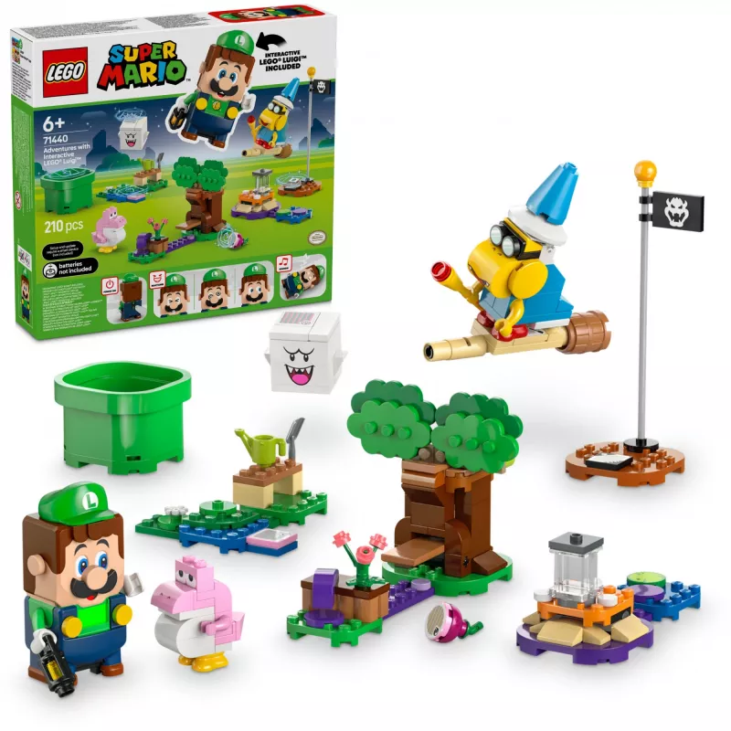 Konstrukcinis žaislas LEGO 71440 Super Mario interaktyvi LEGO Luigi figūrėlė