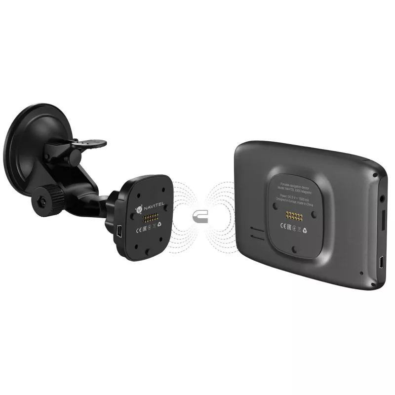 GPS navigatorius Navitel Navitel E505 Magnetic – 5 colių TFT lietimui jautrus ekranas, 8 GB, MicroSD, nešiojamas/stacionarus, 161 g