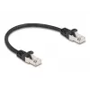 Tinklo kabelis DeLOCK RJ50 (vyriškas) į RJ50 (vyriškas) S/FTP 0,25 m juodas