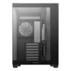 Korpusas DeepCool CG530 4F Midi Tower Juodas — grūdintas stiklas, ATX/ITX/Micro ATX, 3x120mm ventiliatoriai, USB-C