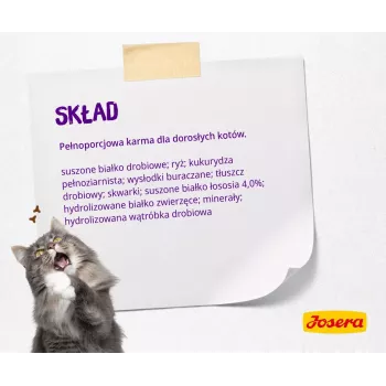 Josera 9310 sausas kačių ėdalas suaugusiems Paukštiena,Lašiša 10 kg
