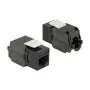 Delock 86267 Keystone modulis RJ45 į LSA Cat.6A UTP, juodas