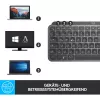 Logitech MX Keys Mini - klaviatūra - su foniniu apšvietimu - Bluetooth - QWERTZ - Šveicariška - Graphite (920-010485)