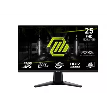 Monitorius MSI MAG 255FDE E20 24,5 colio Rapid IPS skydelis 200 Hz 0,5 ms