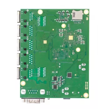 Maršrutizatorius laidinis MikroTik RB450Gx4 Gigabit Ethernet Green