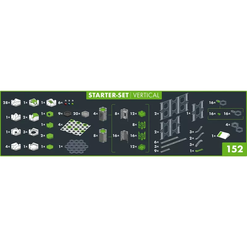 Ravensburger GraviTrax PRO Starter-Set Vertical – marmurinių takelių konstruktorius nuo 8 metų