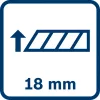 Pjovimo peilis Bosch 1 600 A01 TH6, ašmenų plotis 1,8 cm, svoris 120 g