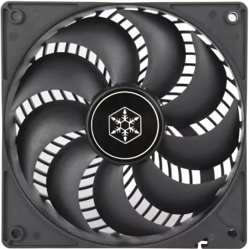 SilverStone SST-AP120I 120 mm korpuso ventiliatorius - juodas