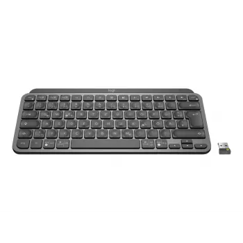 Logitech MX Keys Mini for Business - klaviatūra - apšviesta - belaidė - Bluetooth LE - QWERTY - italų kalba - grafito spalva