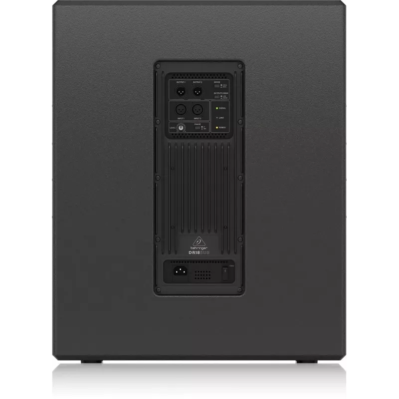 Behringer DR18SUB aktyvus žemų dažnių garsiakalbis, juodas, 800 W