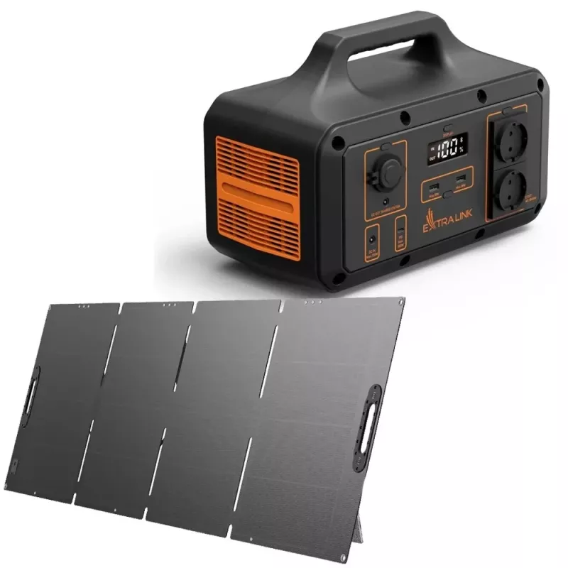 Sulankstoma saulės baterija Extralink EPS-120W 120W Monokristalinis silicis
