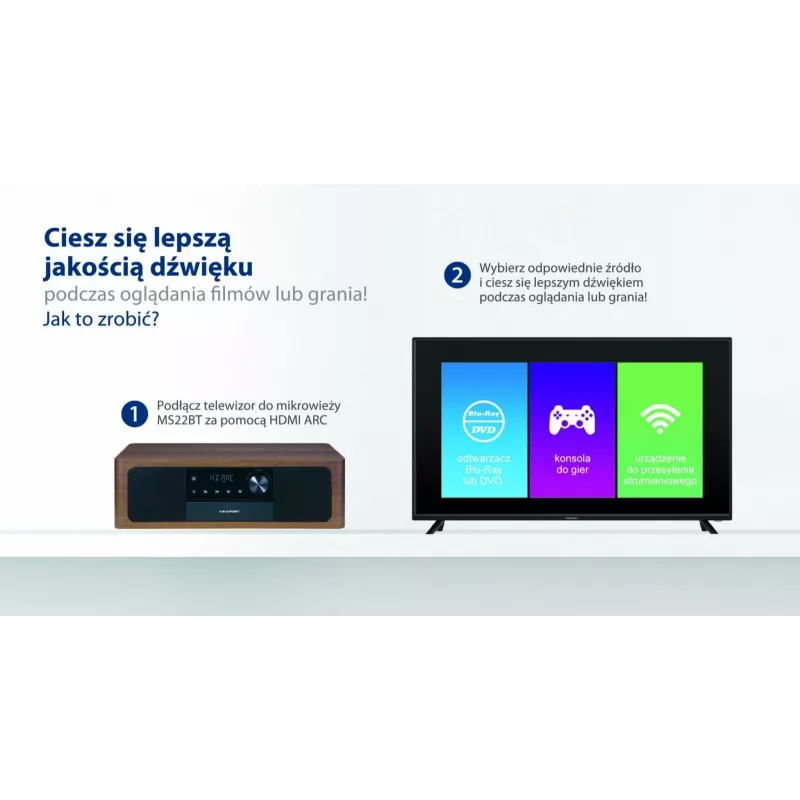 Belaidis nešiojamas garsiakalbis BLAUPUNKT MS22BT