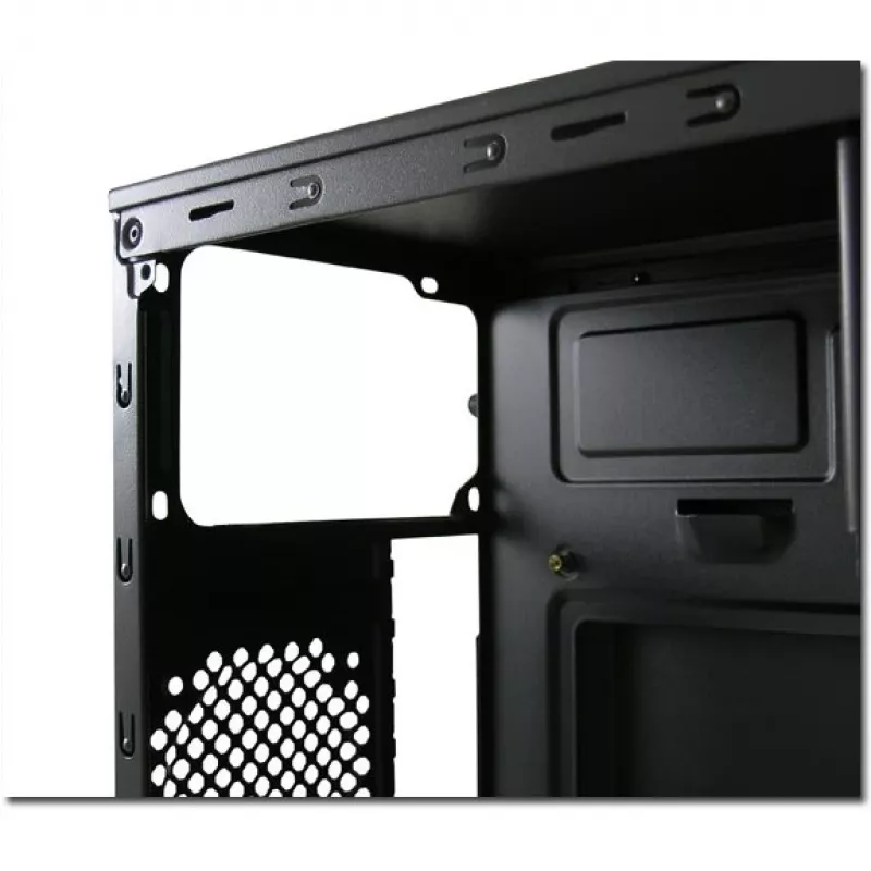 LC Power 2015MB - korpusas - Micro ATX - be maitinimo šaltinio - juodas - USB/Audio (LC-2015MB-ON)