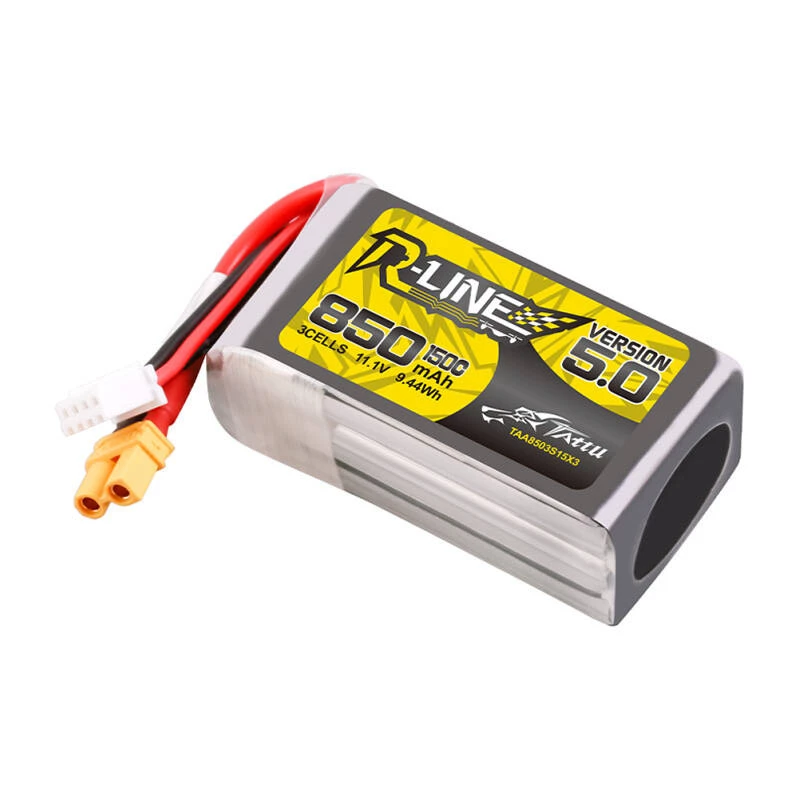 Tattu R-Line 5.0 850 mAh 11.1 V LiPo akumuliatorius FPV lenktynėms
