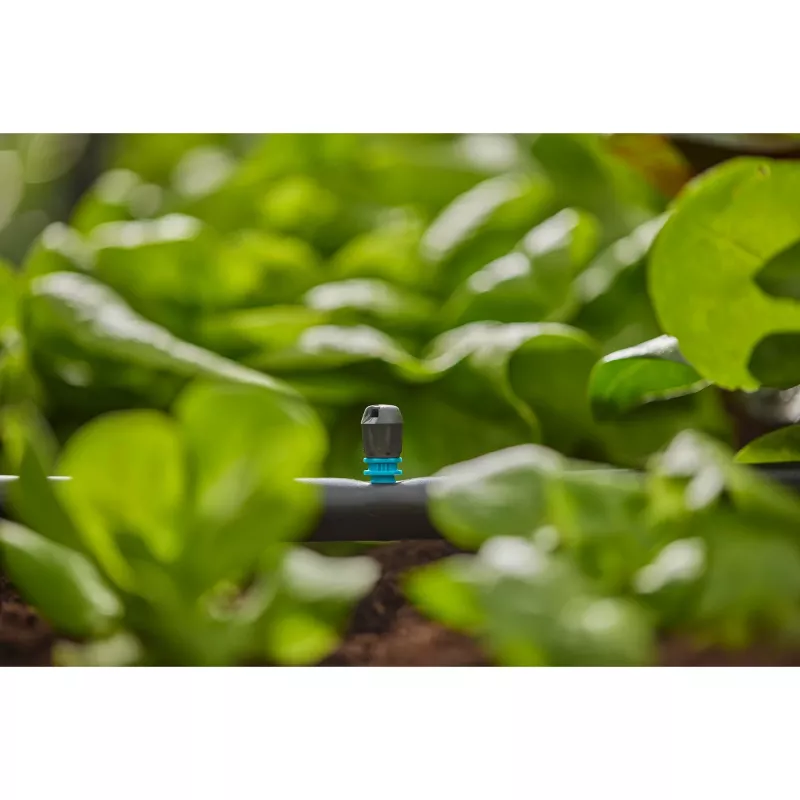 Lašelinio laistymo antgalis Gardena 13318-20, galinis montavimas, juodas plastikas, 5 vnt.