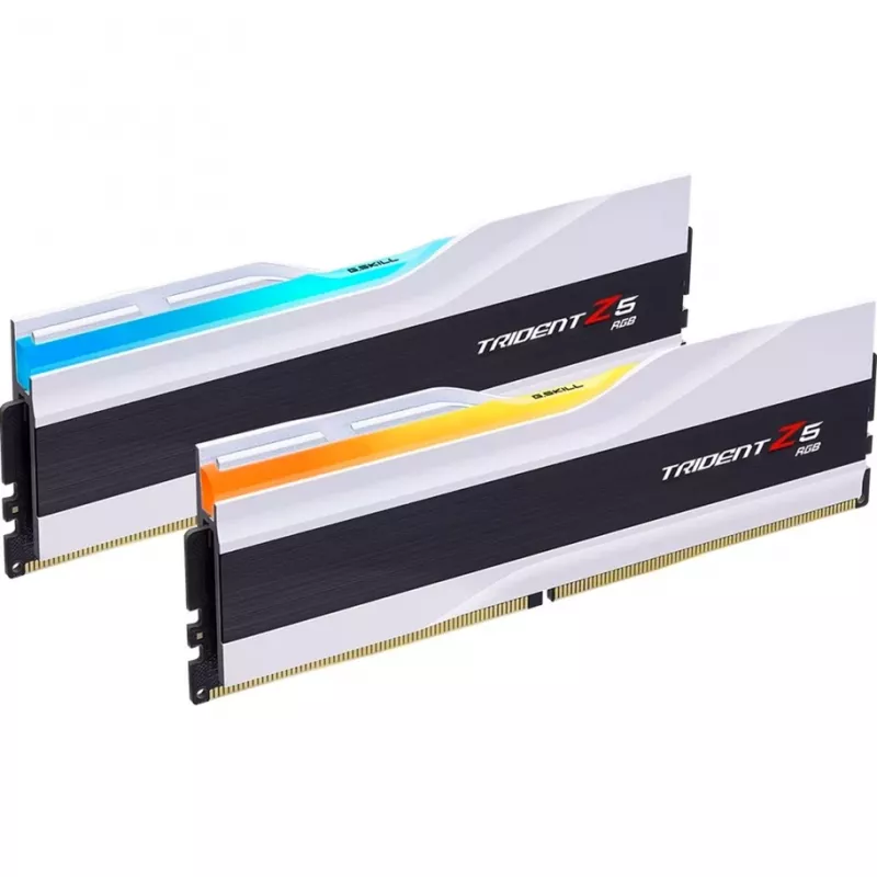 G.Skill Trident Z5 RGB DDR5 atminties rinkinys 48 GB (2 x 24 GB) 8200 MHz CL40 Matinė balta