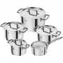 Zwilling BELLASERA puodų rinkinys 5 dalių, 18/10 nerūdijantis plienas (71160-005-0)