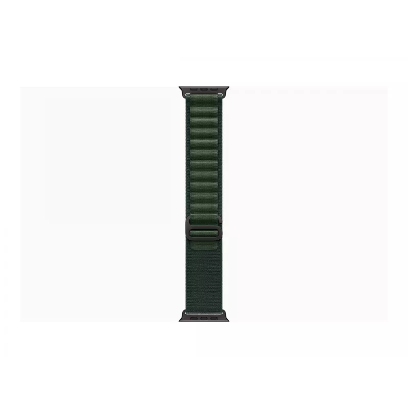 APPLE Watch Ultra 2 GPS + Cellular 49mm juodas titano korpusas su tamsiai žaliu Alpine Loop dirželiu - didelis