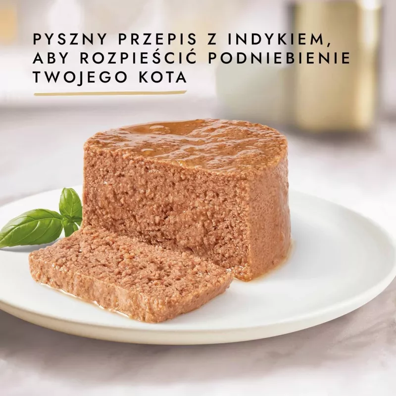 Šlapias kačių ėdalas Purina Nestlé GOURMET Gold Turkija 85 g skardinė suaugusioms katėms, antsvorio formulė