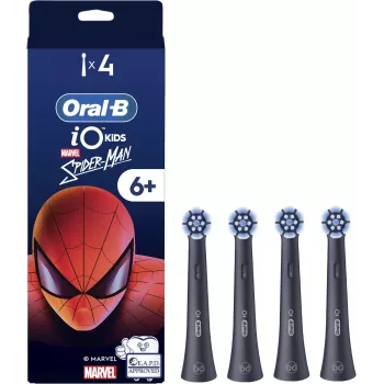 Pakeičiami šepetėlių antgaliai vaikams Oral‑B iO kids Refills Spiderman – 4 vnt.