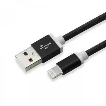 Sbox IPH7-B USB 2.0 8 Pin laidas juodas