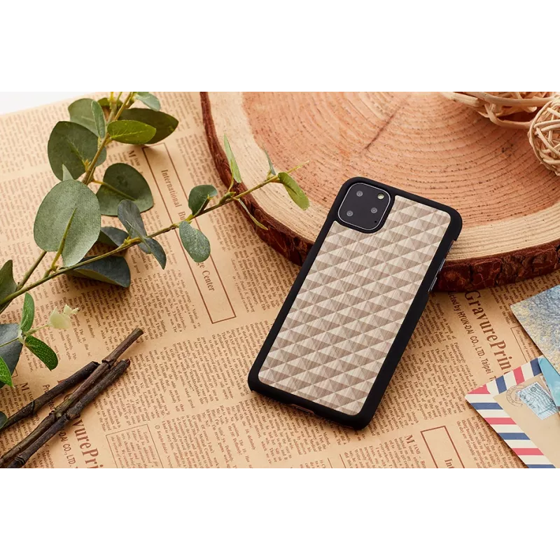 Apsauginis dėklas iPhone 11 Pro man and wood armor juodas – kietas, smūgius sugeriantis