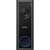 Vaizdo durų skambutis Eufy C31 2K su MicroSD palaikymu, 2560×1440, 6500 mAh, laidinis ir belaidis, juodas