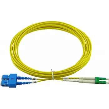 BlueOptics Duplex LWL Patch Laidas LC-APC/SC-UPC OS2 10m Mėlyna/Žalia