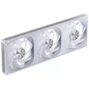 Ventiliatorių rinkinys Jonsbo ZA-420W — 3×140 mm PWM ARGB, baltas