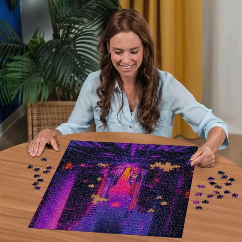 Dėlionė Ravensburger Niujorkas neone, 1000 dalių, suaugusiems