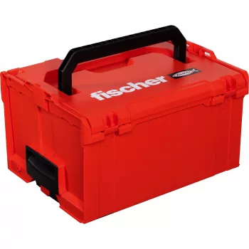 Įrankių dėžė FISCHER L-BOXX FLB 238 tuščia, raudona/juoda, modulinė laikymo sistema