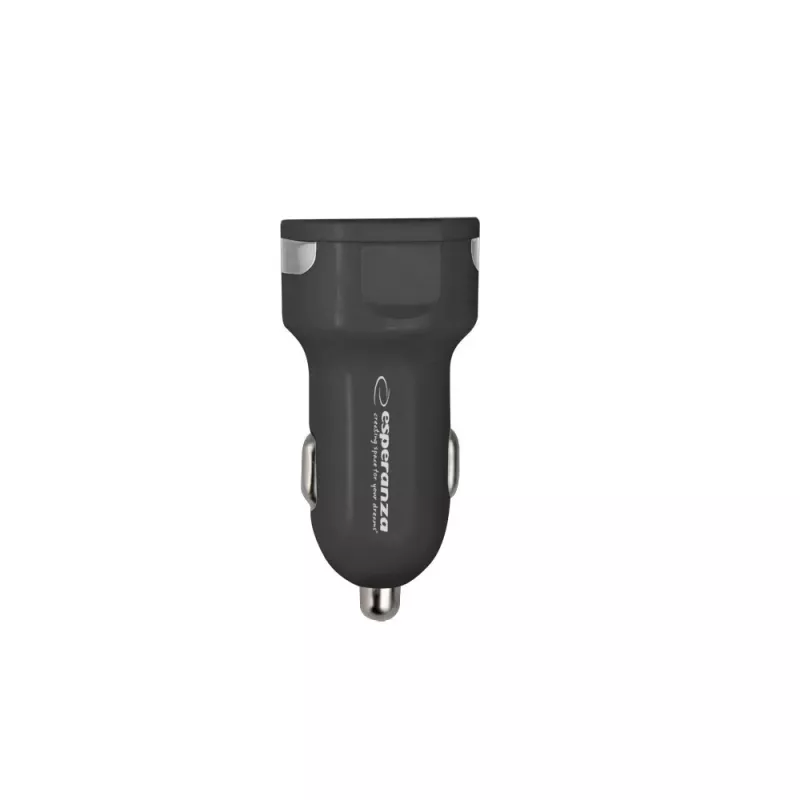 Automobilinis kroviklis ESPERANZA EZ110 juodas – 12–24V įėjimas, 2× USB-A 2.1A, Quick Charge 3.0, 36W