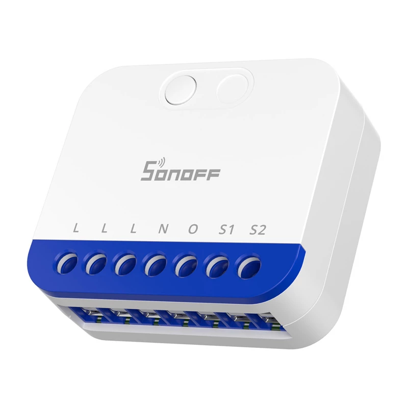 Išmanusis mini Wi-Fi reguliatorius Sonoff MINI-DIM – kompaktiškas įmontuojamas modulis LED/šviestuvų reguliavimui, suderinamas su Matter
