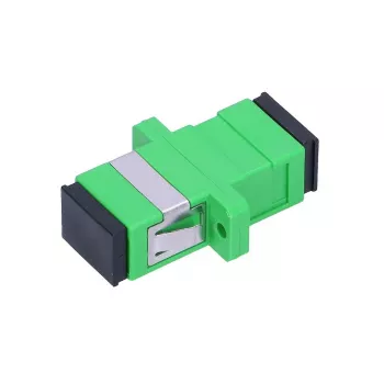 Extralink SC/APC vienmodis simpleks adapteris, žalias