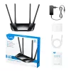 Cudy LT400 belaidis maršrutizatorius 4G LTE, 300 Mbps, 2,4 GHz, Fast Ethernet, juodas