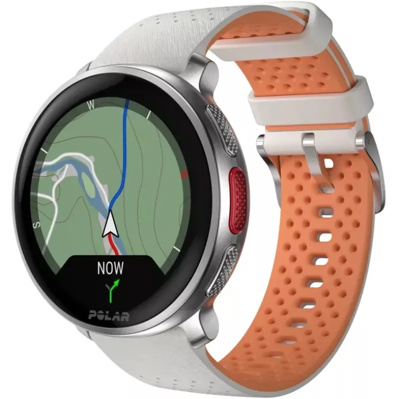 Polar Vantage V3 - Aliuminis - Sportinis laikrodis su dirželiu - Silikoninis - Ekranas 3,5 cm (1,39 inch) - 32 GB - Bluetooth - 57 g - Aušros abrikosas (900108893)