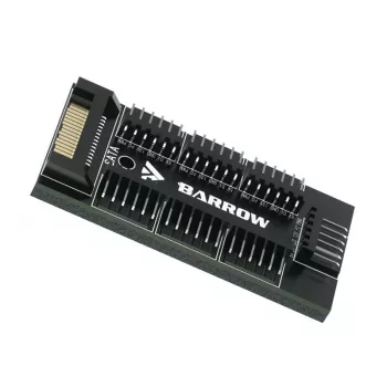 Aušinimo ventiliatorius Barrow Fan DK401-7 RGB Hub 120mm su RGB valdikliu