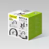 Virdulys Maestro MR-1302-WG 2,5 L, nerūdijančio plieno korpusas, baltas, šarnyrinis švilpukas
