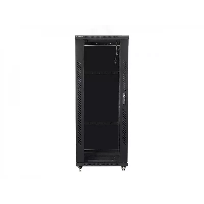 Lanberg FF01-6832-12B grindinis 19 inch 32U 600x800 mm spintos korpusas juodas (RAL 9004)