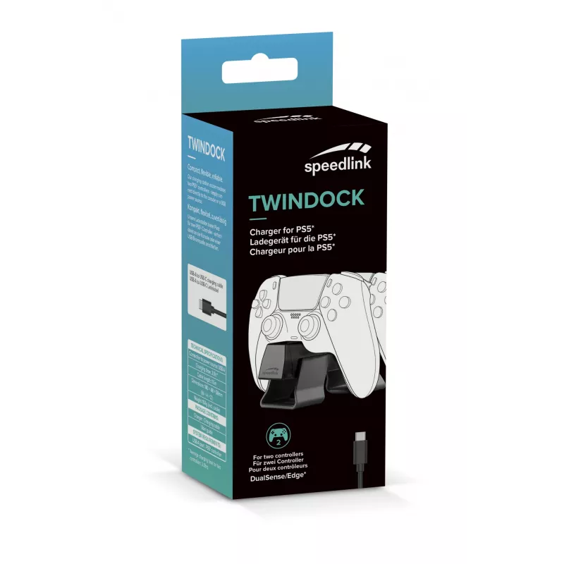 Įkrovimo stovas SPEEDLINK TWINDOCK